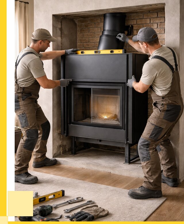 Установка каминных топок в Прокопьевске под ключ от 18607 р. | ЭриданПрк