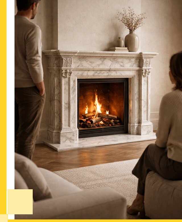 Мраморные камины под ключ в Прокопьевске от 258425 р. | ЭриданПрк