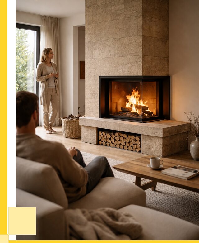 Угловые камины из кирпича установка в Прокопьевске от 155055 р. ЭриданПрк