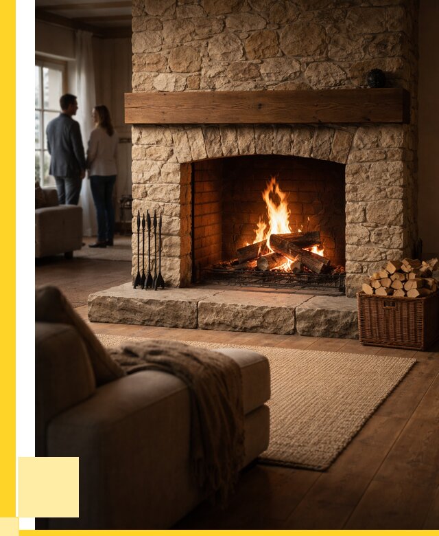 Открытые камины под ключ в Прокопьевске от 155055 р. ЭриданПрк