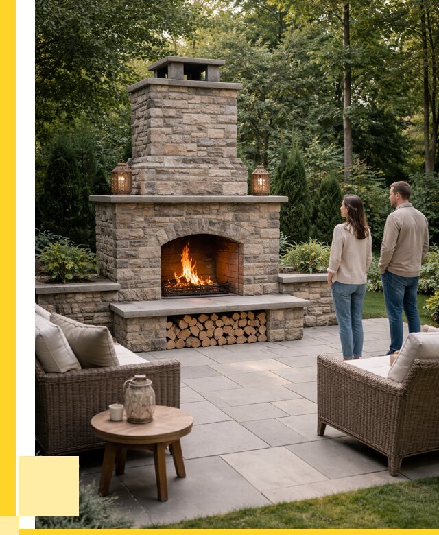 Уличные камины из кирпича в Прокопьевске от 155055 р. | ЭриданПрк