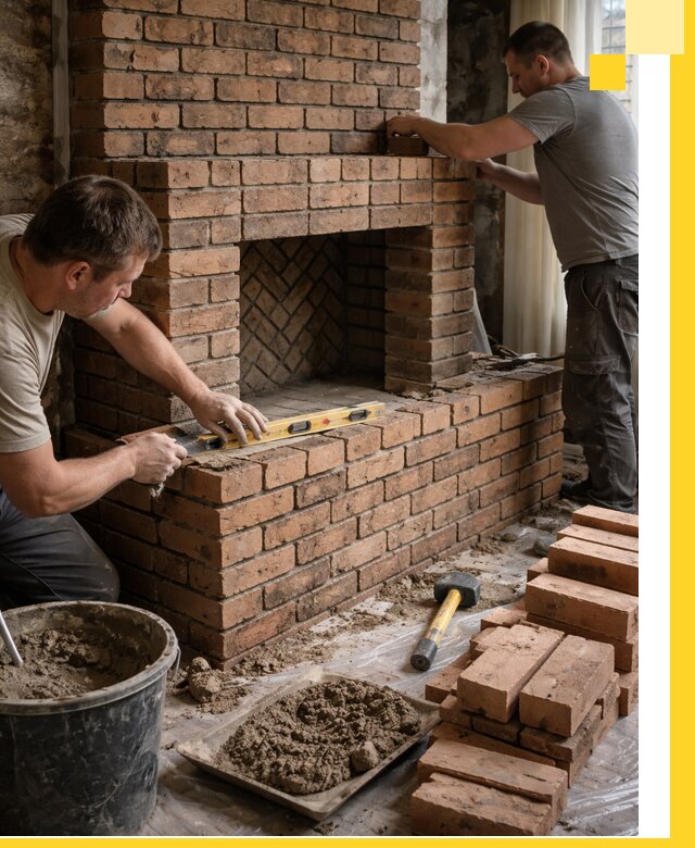 Изготовление и установка кирпичных каминов в Прокопьевске