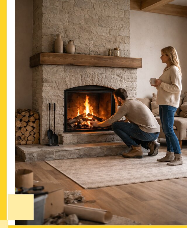 Камины для загородного дома в Прокопьевске от 361795 р., ЭриданПрк