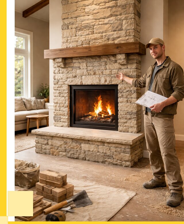 Камины под ключ в Прокопьевске от 186066 р. | ЭриданПрк — установка