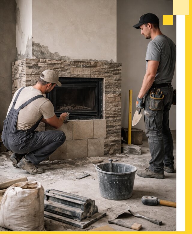 Камины под ключ в Прокопьевске: проект, изготовление и монтаж