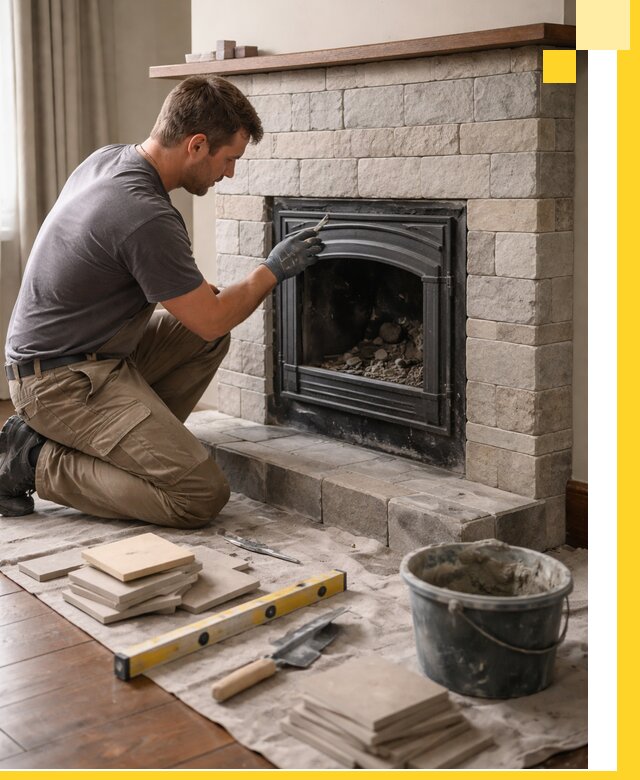 Профессиональный ремонт каминов в Прокопьевске восстановление и сервис