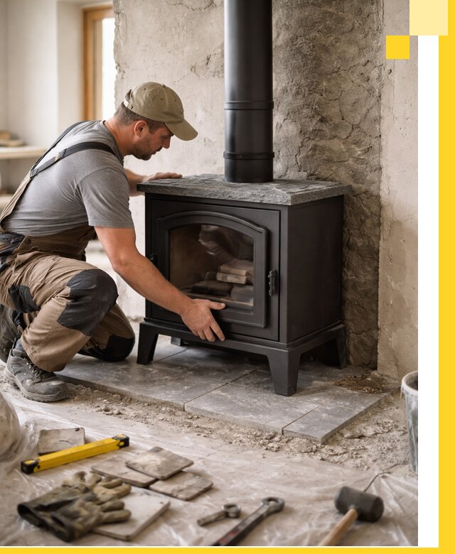 Профессиональный монтаж печей и каминов в Прокопьевске под ключ