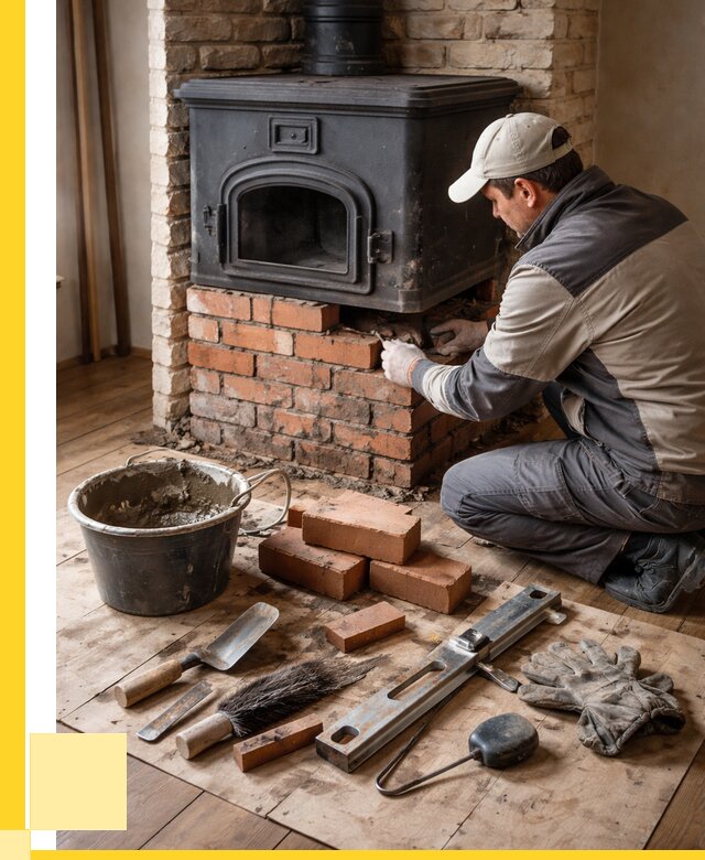 Ремонт печей в Прокопьевске от 12404 р., услуги печника ЭриданПрк