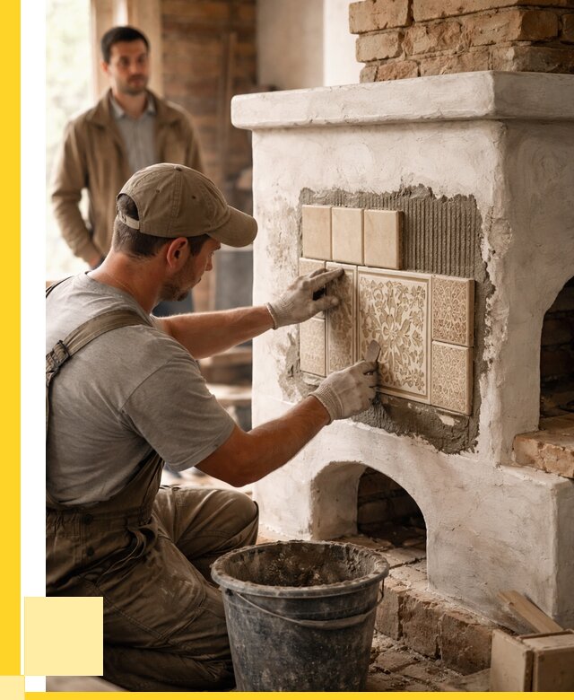 Отделка печей и банных печей в Прокопьевске от 36180 р. | ЭриданПрк