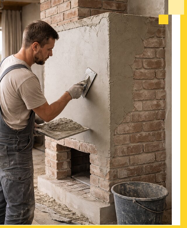 Отделка печей и облицовка каминов в Прокопьевске под ключ