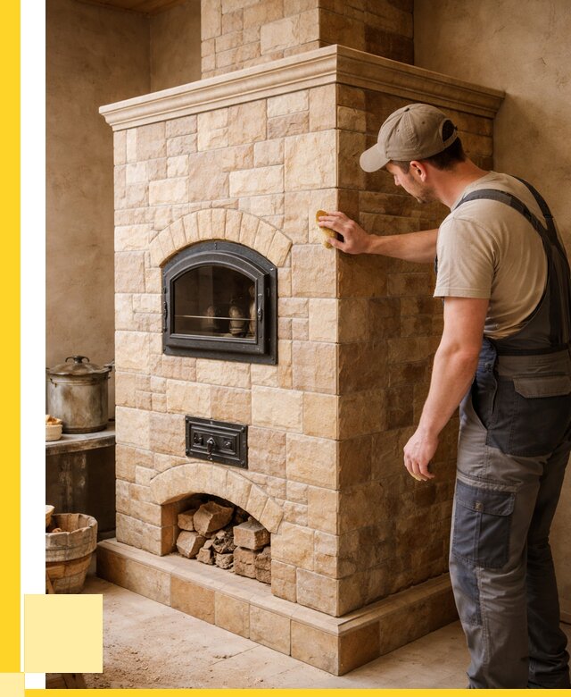 Облицовка печей в Прокопьевске от 4652 р. под ключ | ЭриданПрк