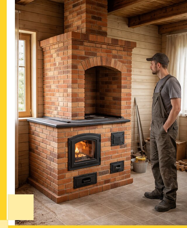 Кирпичные печи в Прокопьевске: купить от 155055 р. | ЭриданПрк