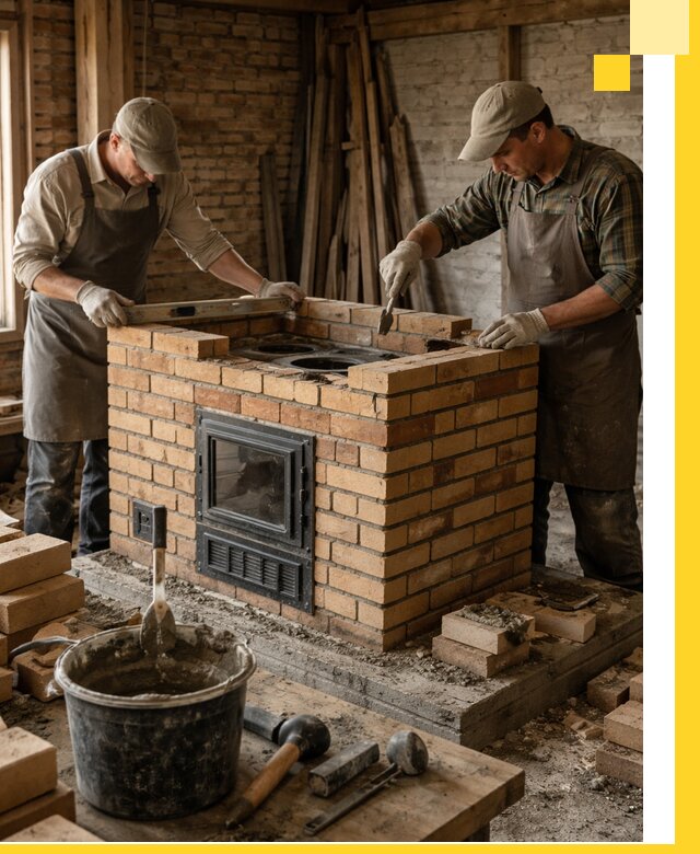 Изготовление и установка варочных печей под ключ в Прокопьевске