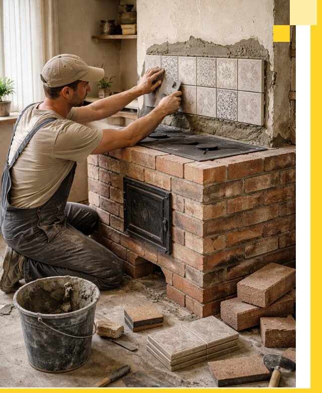 Печи с плитой на заказ монтаж гарантия и сервис в Прокопьевске