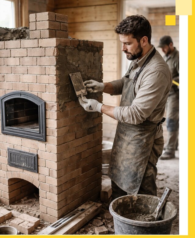 Изготовление и установка печей-шведок под ключ в Прокопьевске