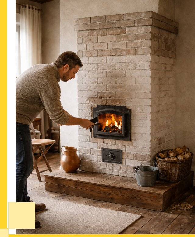 Печь голландка из кирпича в Прокопьевске от 87865 р. | ЭриданПрк