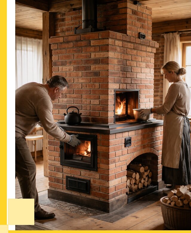 Печи для загородного дома под ключ в Прокопьевске от 82696 р. | ЭриданПрк