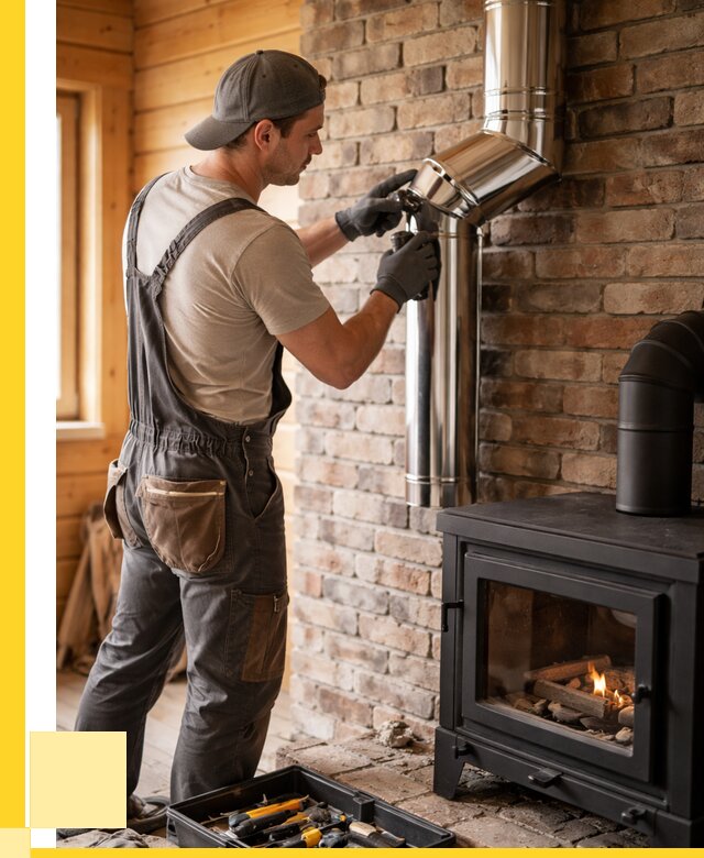Монтаж дымоходов для печей в Прокопьевске от 7753 р. | ЭриданПрк