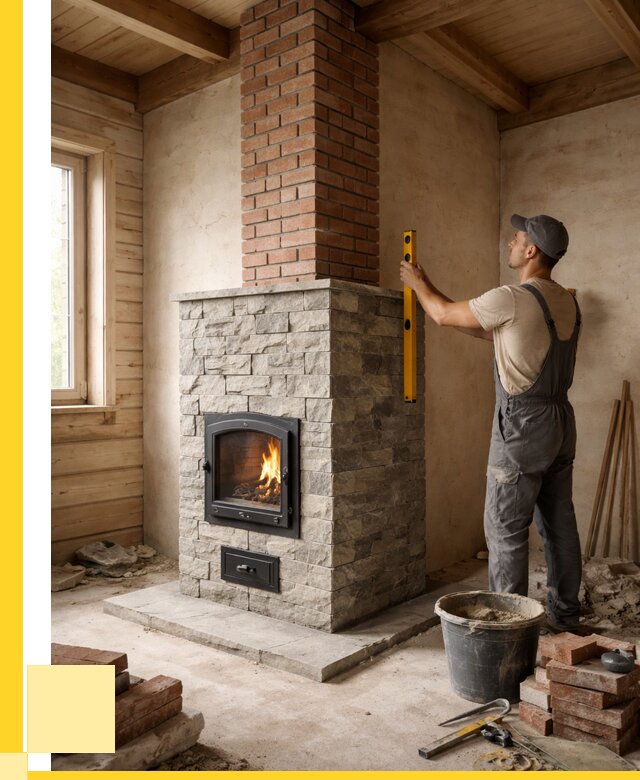 Печи и дымоходы под ключ в Прокопьевске от 46517 р., ЭриданПрк