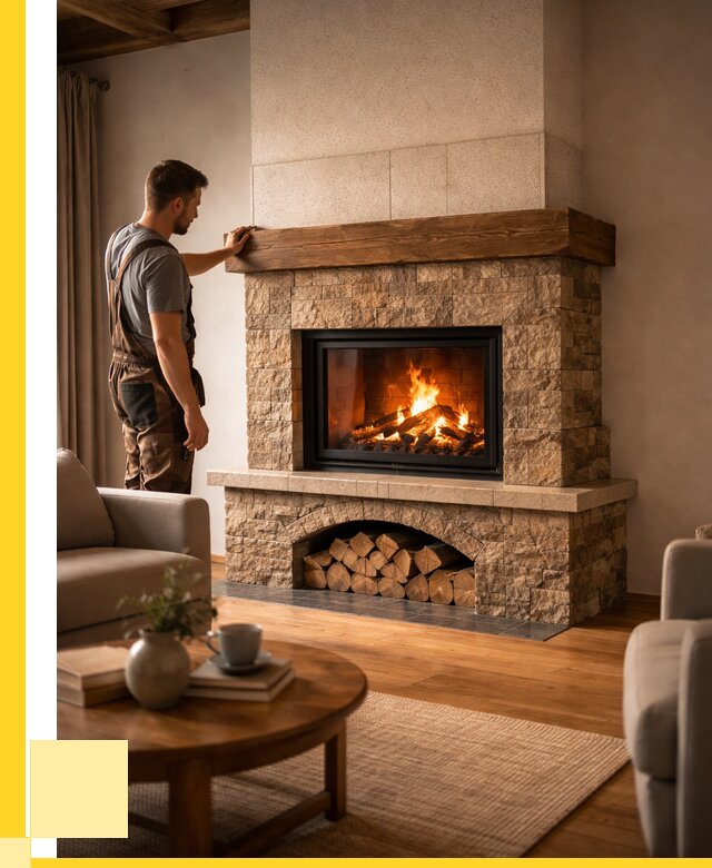 Печи камины для дома под ключ в Прокопьевске от 56854 р. | ЭриданПрк