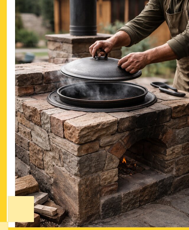 Печи для казана в Прокопьевске по цене от 18607 р. | ЭриданПрк