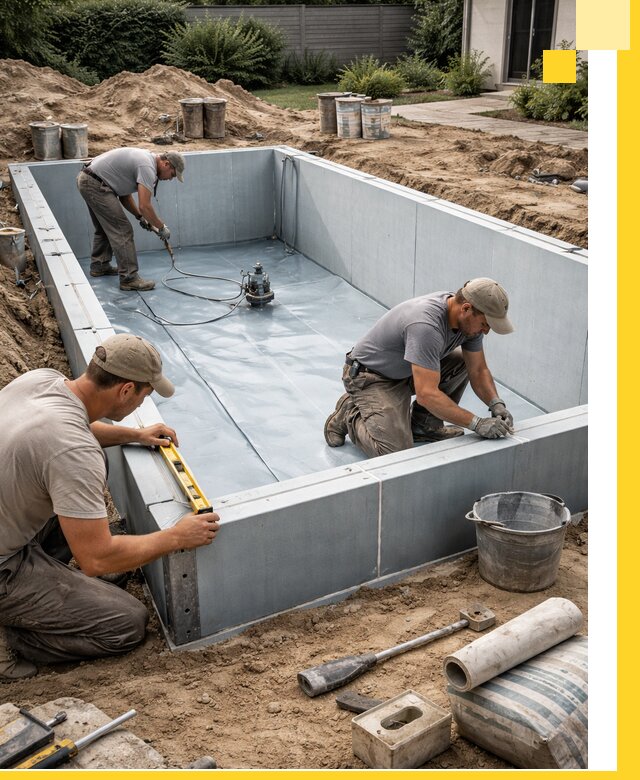 Профессиональный монтаж бассейнов под ключ в Прокопьевске с гарантией