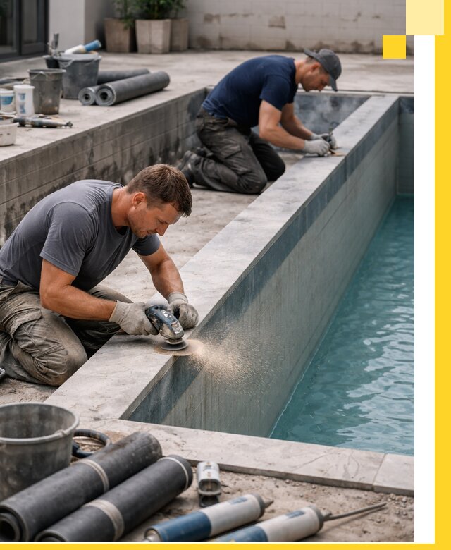 Профессиональный ремонт бассейнов под ключ в Прокопьевске