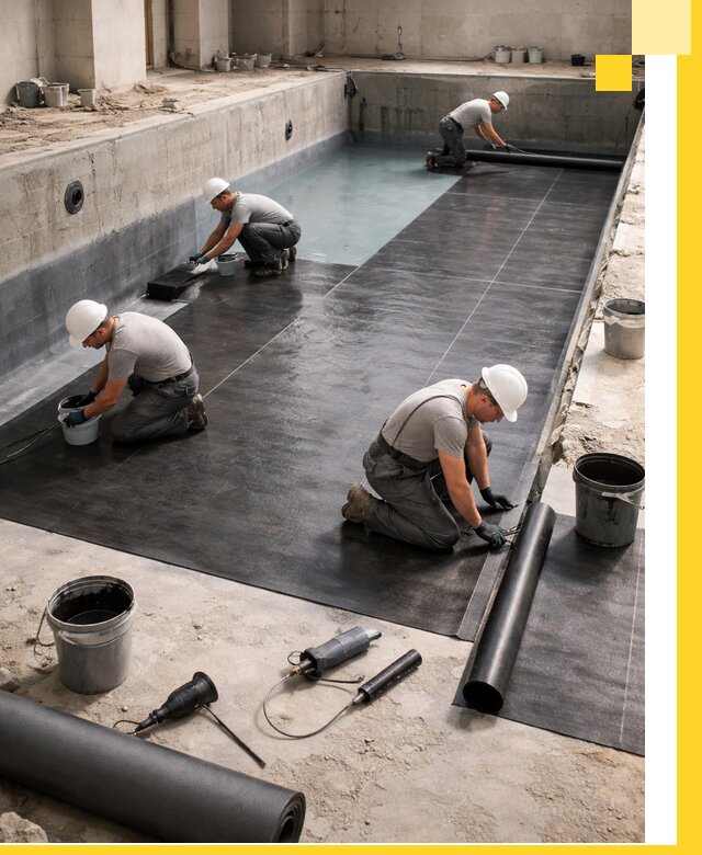 Профессиональная гидроизоляция бассейнов и чаш в Прокопьевске под ключ