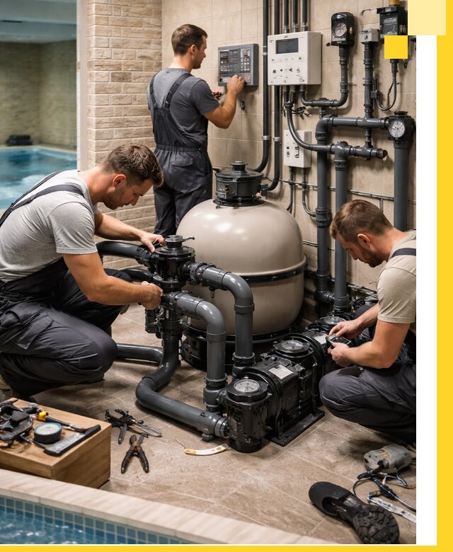 Комплексное оборудование для бассейнов под ключ в Прокопьевске