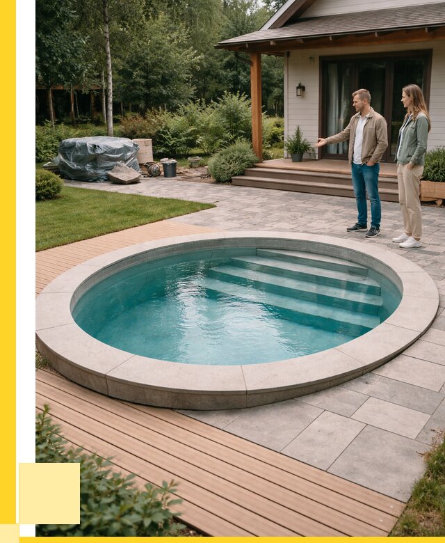 Бассейн на даче под ключ в Прокопьевске от 206740 р., ЭриданПрк