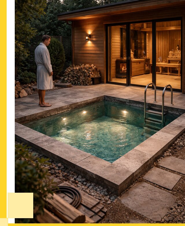 Бани с бассейном под ключ в Прокопьевске от 98202 р. | ЭриданПрк