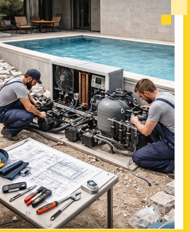 Проектирование и монтаж бассейнов с подогревом в Прокопьевске