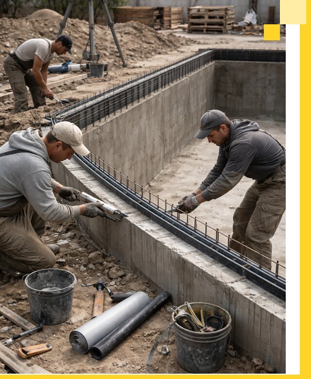 Качественный монтаж чаши бассейна в Прокопьевске под ключ с гарантией