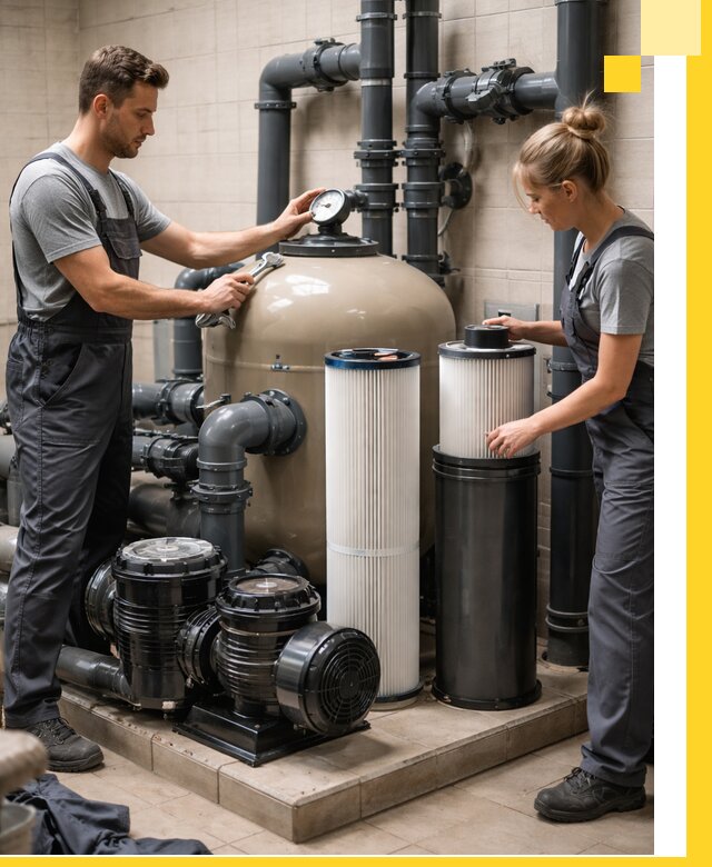 Фильтры и системы фильтрации для бассейнов в Прокопьевске