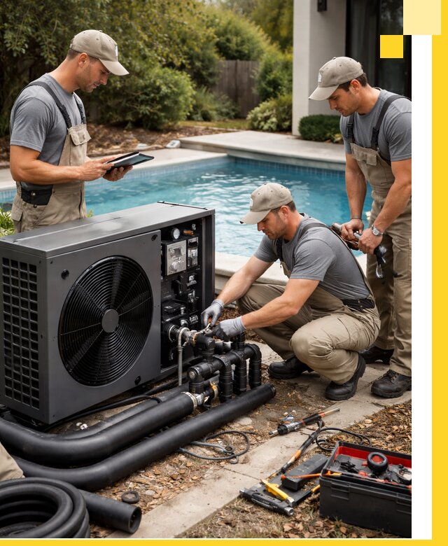 Проектирование и установка тепловых насосов для бассейнов в Прокопьевске