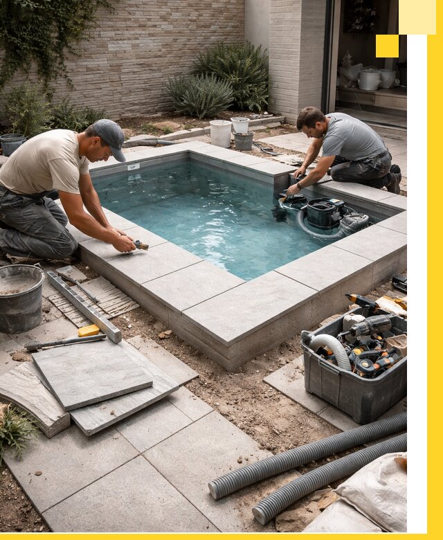 Мини бассейны под ключ в Прокопьевске, дизайн и установка