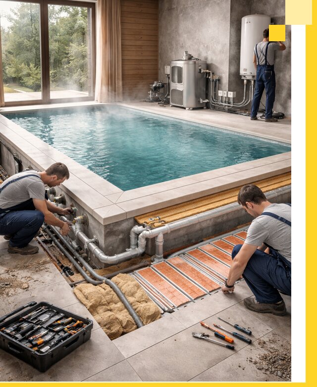 Проектирование и строительство тёплых бассейнов в Прокопьевске