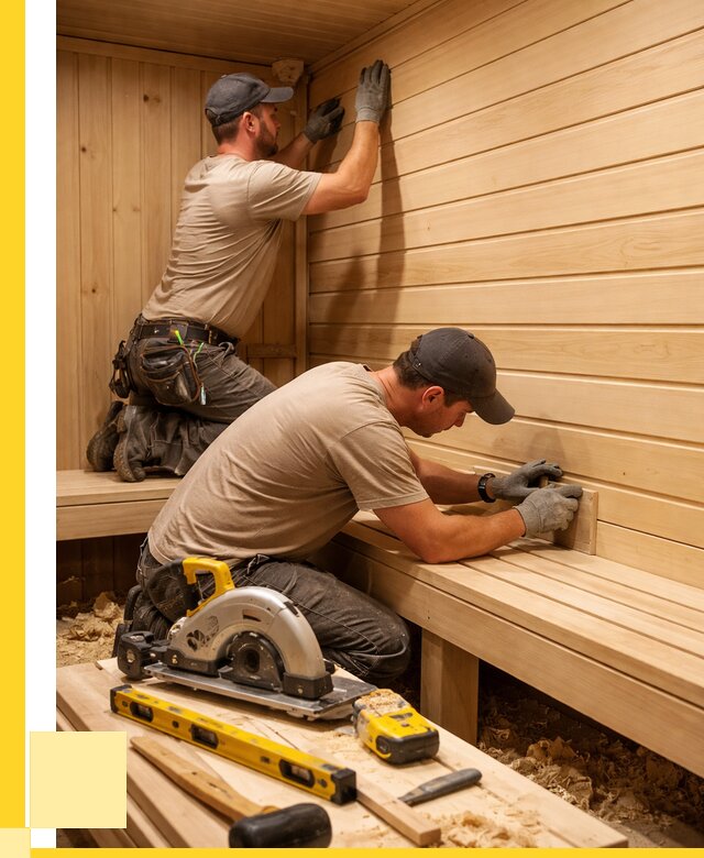 Обшивка саун вагонкой в Прокопьевске от 2584 р. | ЭриданПрк