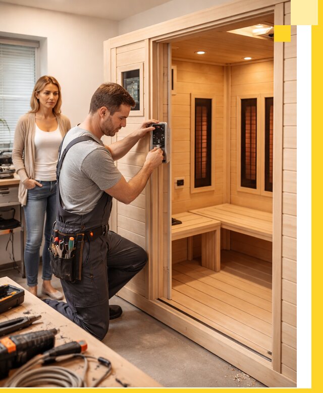 Инфракрасные сауны под ключ в Прокопьевске продажа и установка