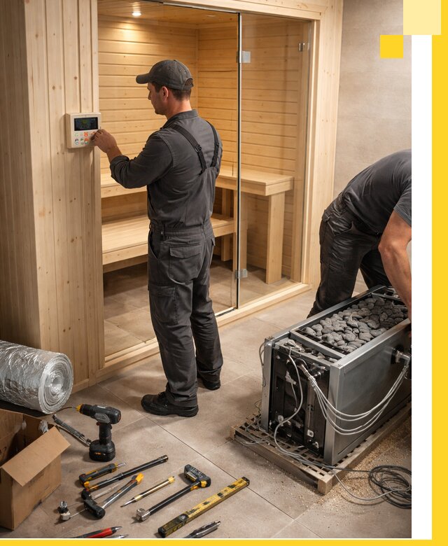 Поставка, установка и монтаж электрических саун в Прокопьевске