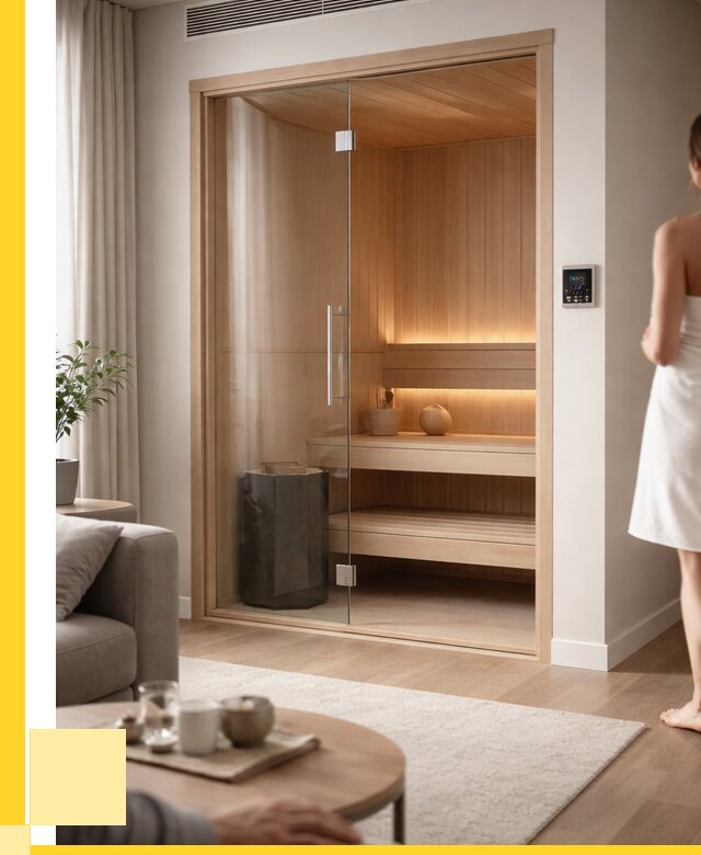 Сауна в квартире под ключ в Прокопьевске от 124044 р. ЭриданПрк