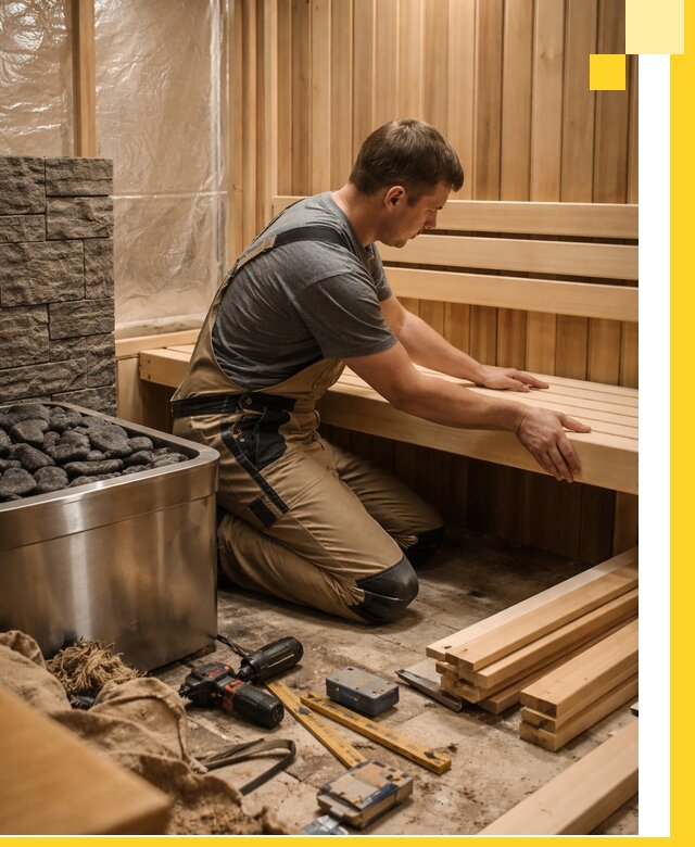 Сауны для дома под ключ с проектированием и монтажом в Прокопьевске