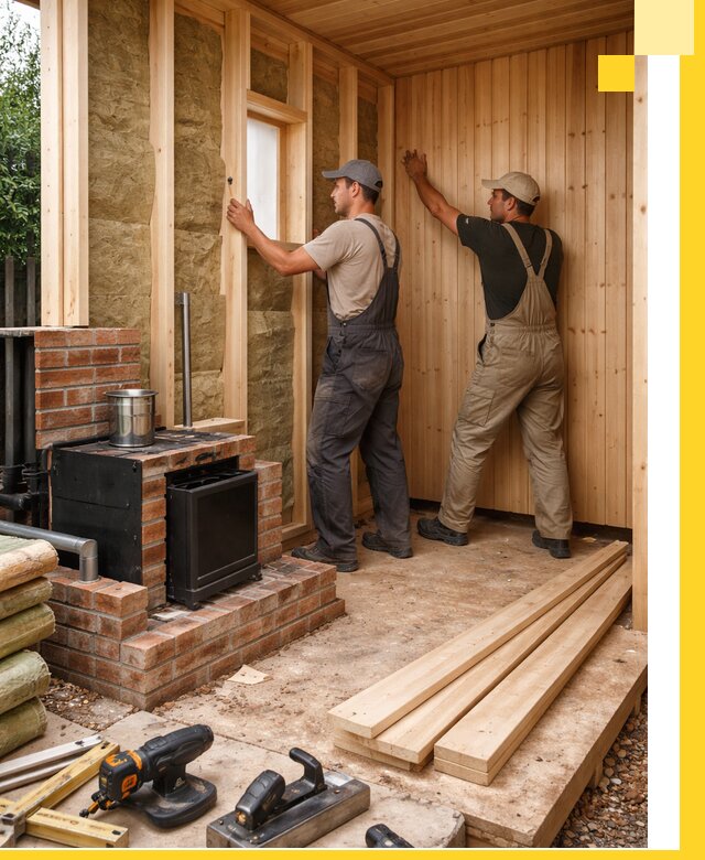 Строительство и установка дачных саун под ключ в Прокопьевске