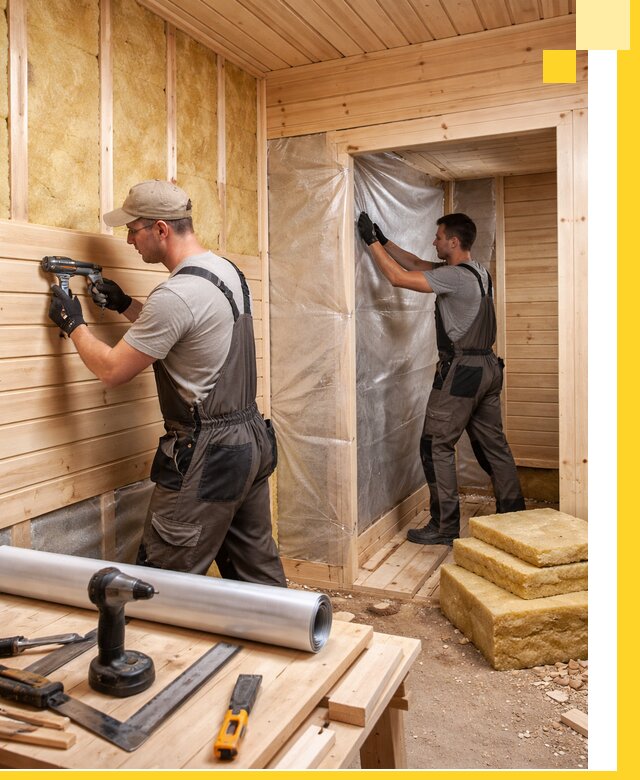 Бани под ключ в Прокопьевске с проектом и полным монтажом