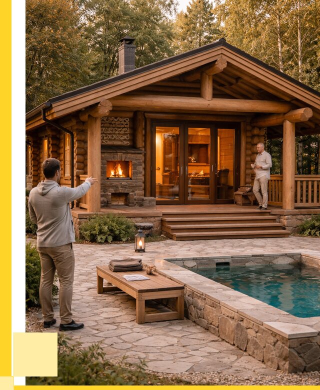 Проекты бань и хамам в Прокопьевске от 25843 р. | ЭриданПрк