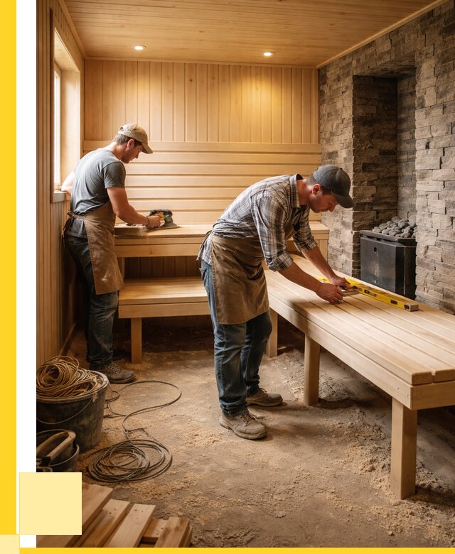 Отделка бани в Прокопьевске: внутренняя отделка от 3101 р. | ЭриданПрк