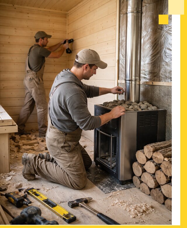 Строительство деревянных бань под ключ в Прокопьевске проекты и монтаж