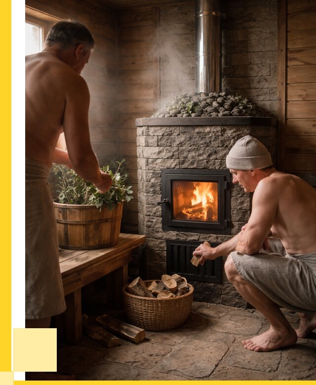 Банные печи под ключ в Прокопьевске от 46517 р. | ЭриданПрк кирпичная