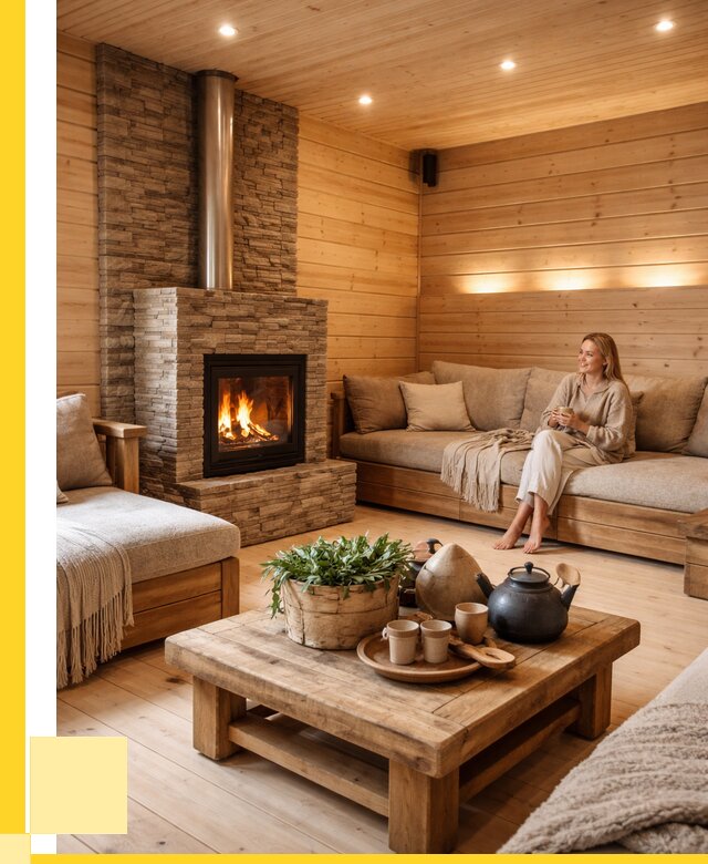 Проект бани с комнатой отдыха в Прокопьевске от 36180 р. | ЭриданПрк