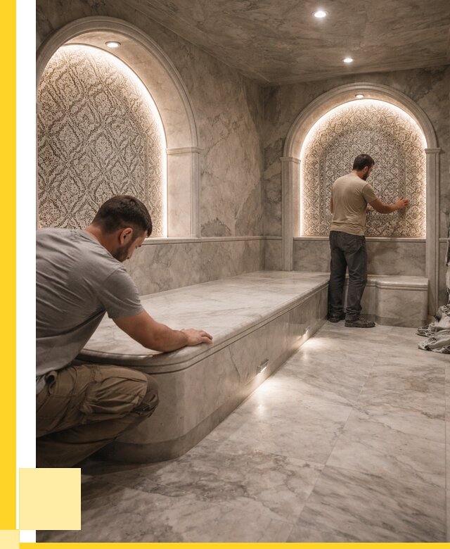 Турецкие бани под ключ в Прокопьевске от 258425 р. | ЭриданПрк